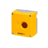 Elfin Push-button enclosure, yellow, 1 hole Ø 22 - Rubicon Partner Portal